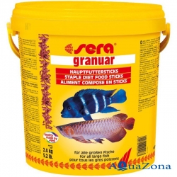 Кормовые палочки для крупных рыб Sera Granuar 2,4кг